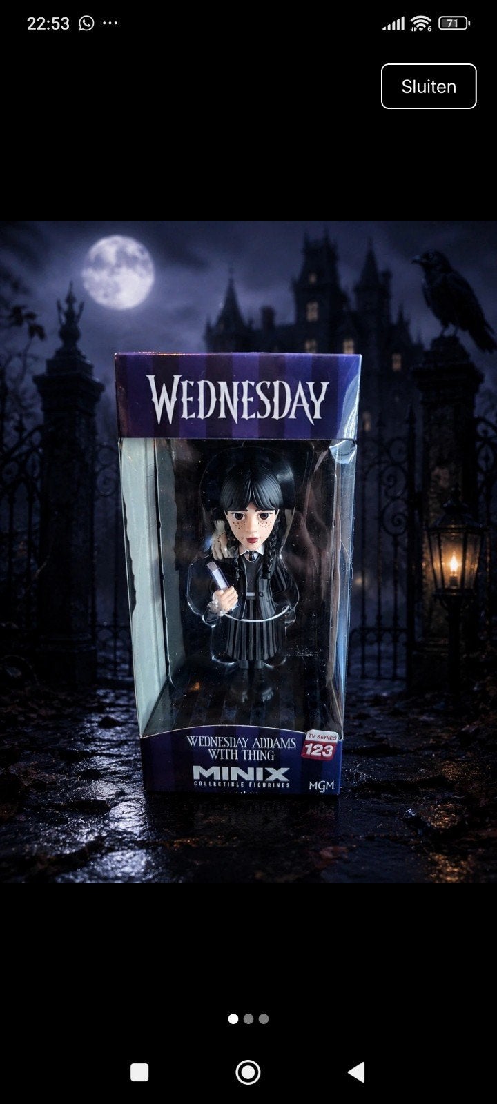 Wednesday Addams Minix Collectible Figuur in 2 soorten, Ophalen of Verzenden, Nieuw