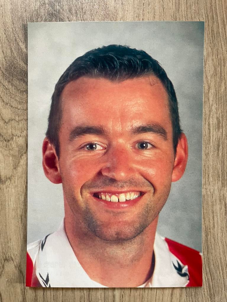 Fotokaart Berry Arends (Top Oss, NEC)., Ophalen of Verzenden, Nieuw, Overige binnenlandse clubs, Spelerskaart
