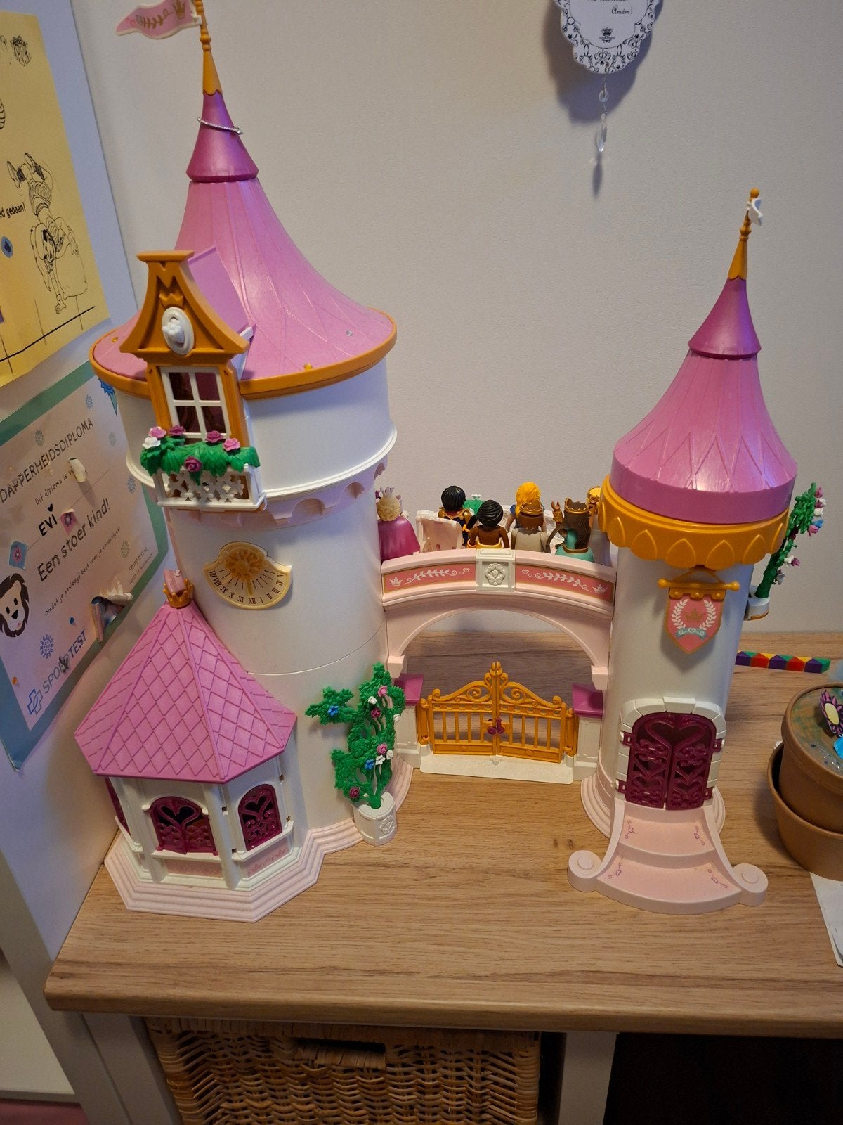 Playmobil prinsessenkasteel met veel poppetjes, Ophalen of Verzenden, Zo goed als nieuw, Overige typen