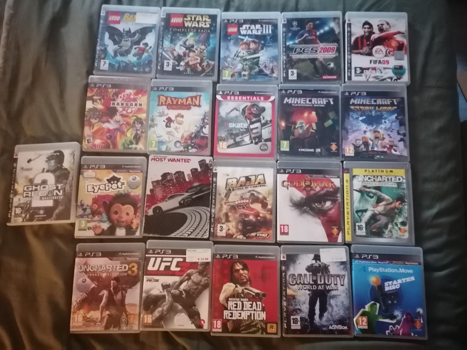 PS3 Games: Minecraft, Rayman, LEGO Star Wars, Baja, FIFA, Avontuur en Actie, Gebruikt, 1 speler, Ophalen of Verzenden