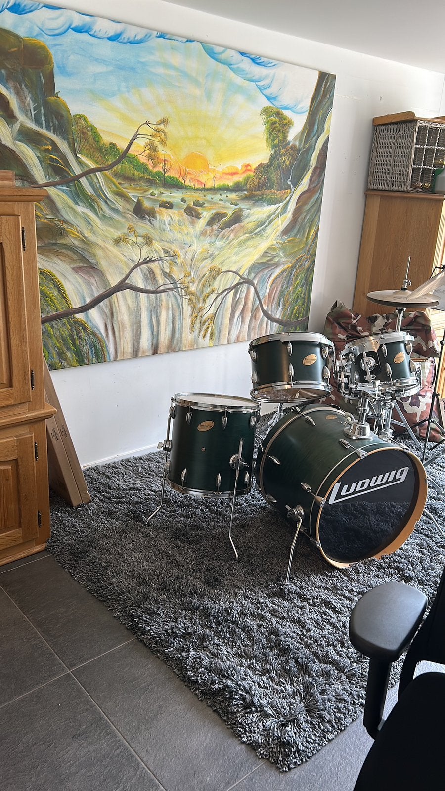 Ludwig drumstel, Muziek en Instrumenten, Ophalen of Verzenden, Gebruikt, Ludwig