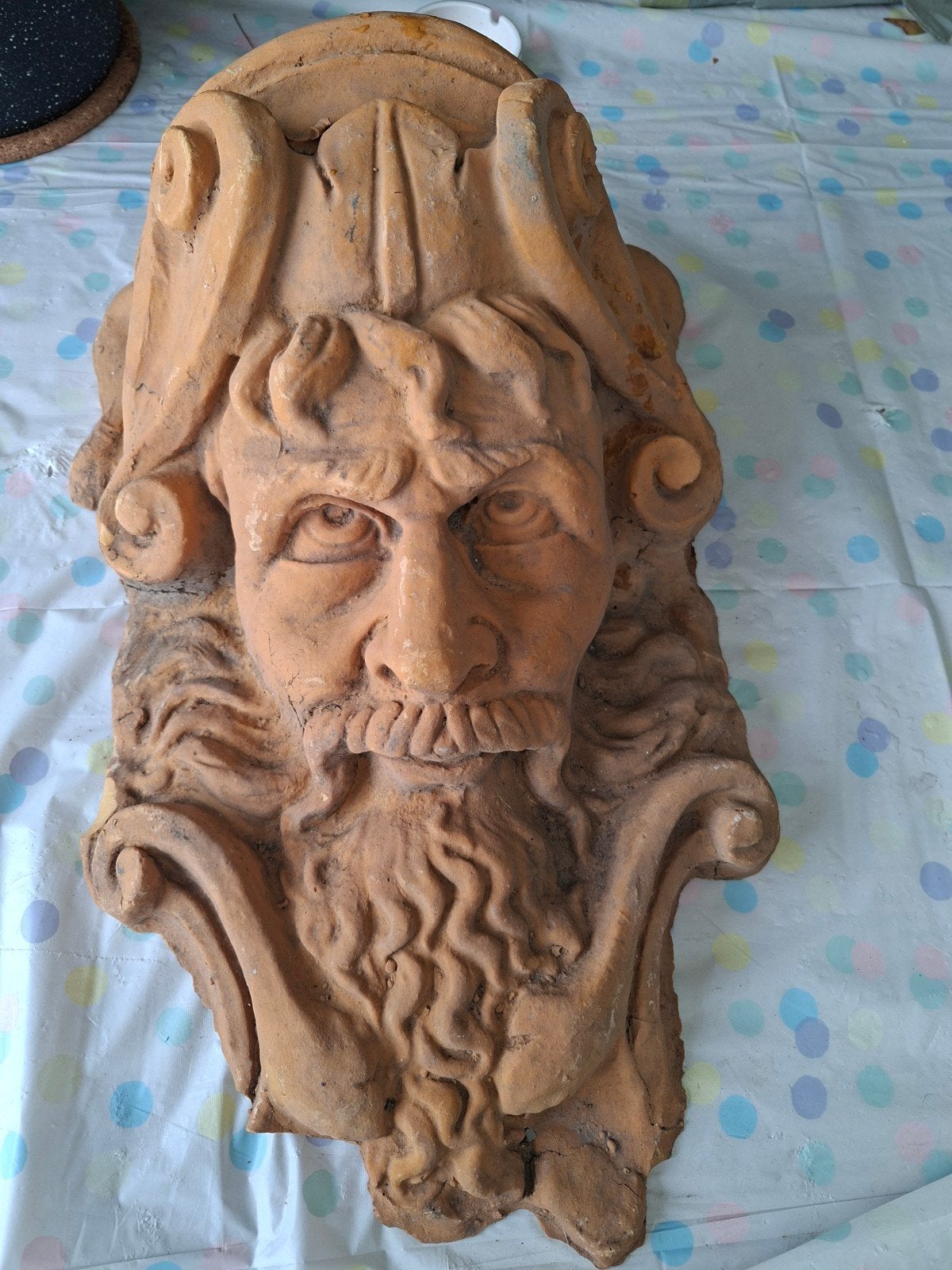 Beeld hoofd replica vliegende hollander Efteling, Tuin en Terras, Ophalen, Kunststof