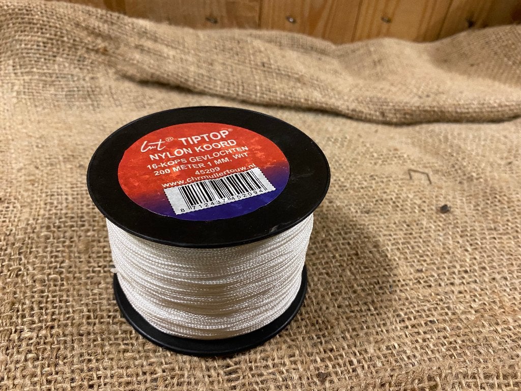 TOUW POLYAMIDE 1mm haspels a 200mtr., Ophalen, Nieuw, Overige typen