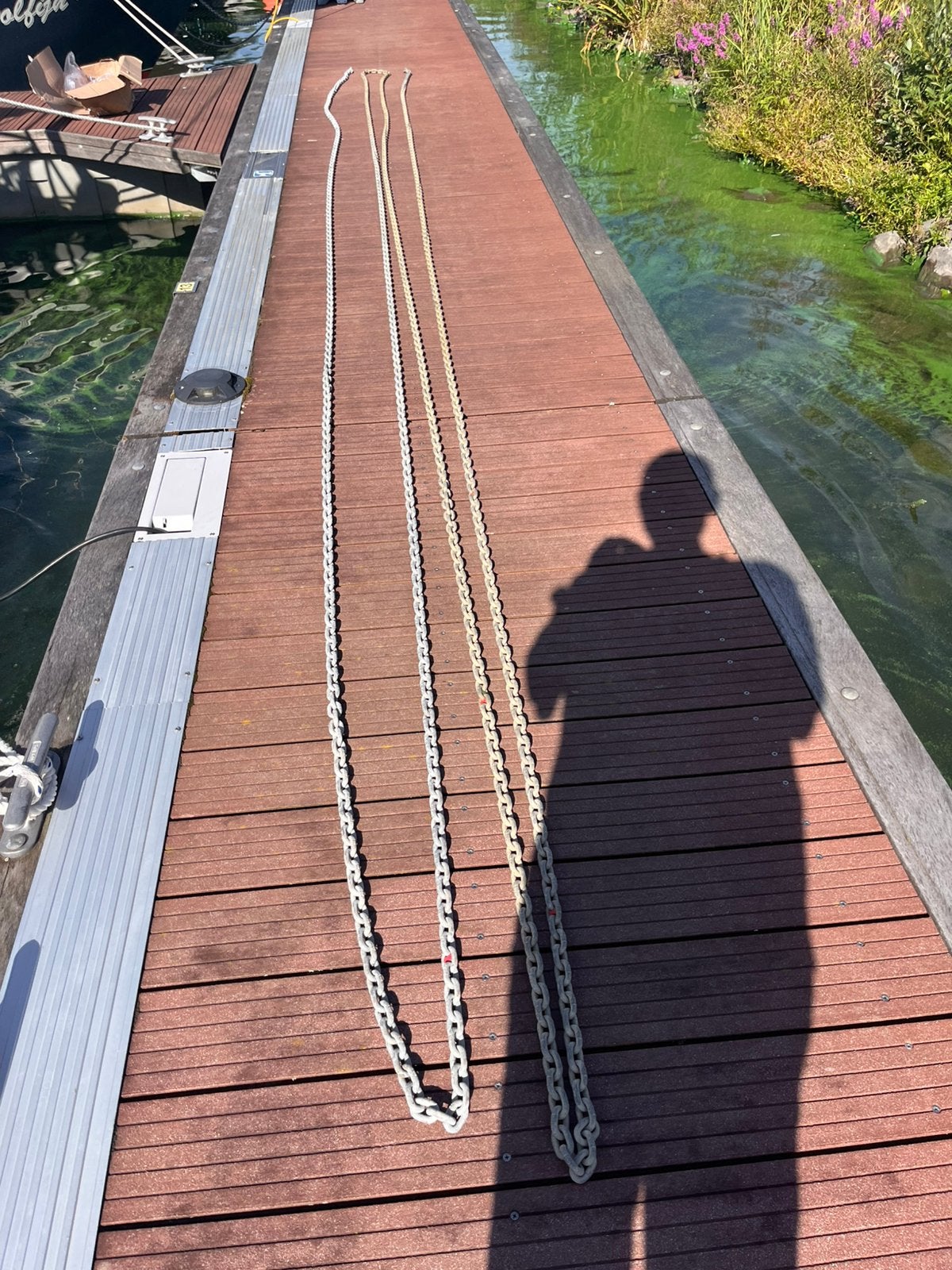 Ankerketting  8 mm schakel - 26 meter, Watersport en Boten, Ophalen, Gebruikt, Overige typen