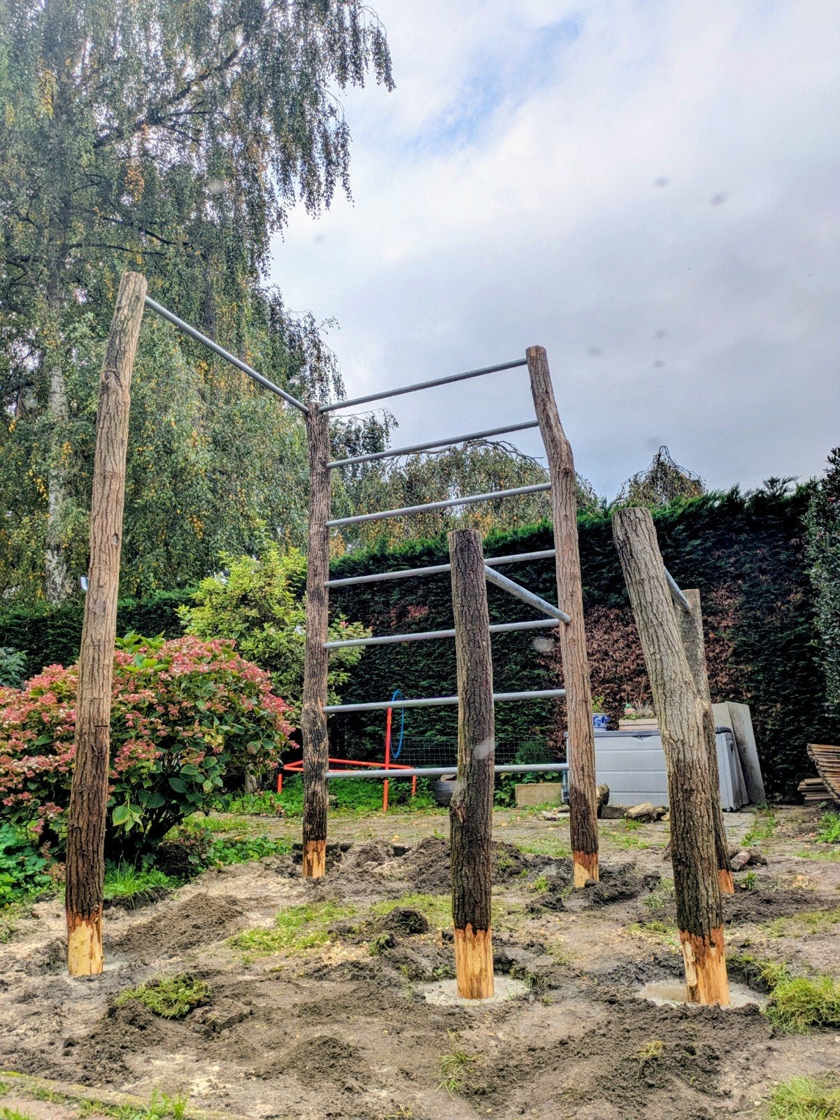 Sporttoestel voor de tuin - natuurlijk & op maat, Ophalen, Nieuw, Benen, Overige typen