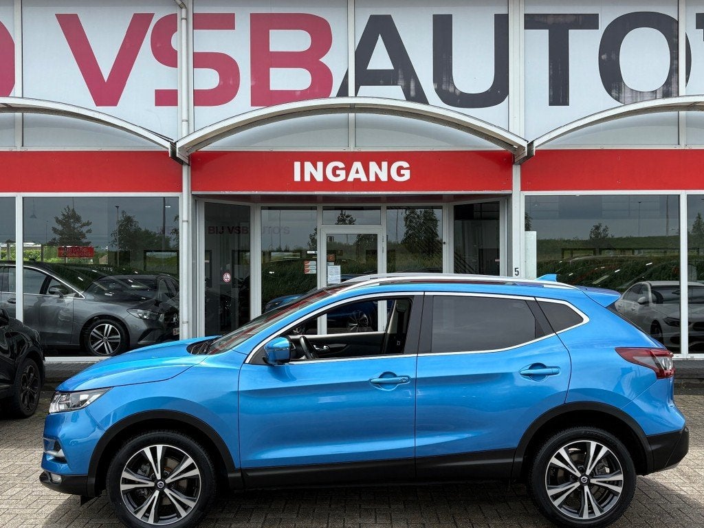 Nissan QASHQAI 1.3 DIG-T 160PK AUT. N-CONNECTA PANO-DAK NAVI, Auto's, Automaat, Gebruikt, 4 cilinders, Met garantie (alle)