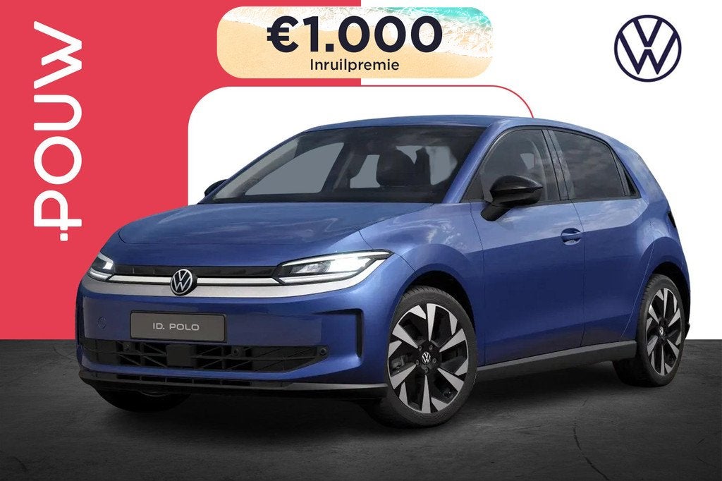 Volkswagen ID. Polo 211pk Life First Edition 52 kWh | 18" Ve, Auto's, Volkswagen, 12 maanden, Stof, 453 km, Zwart