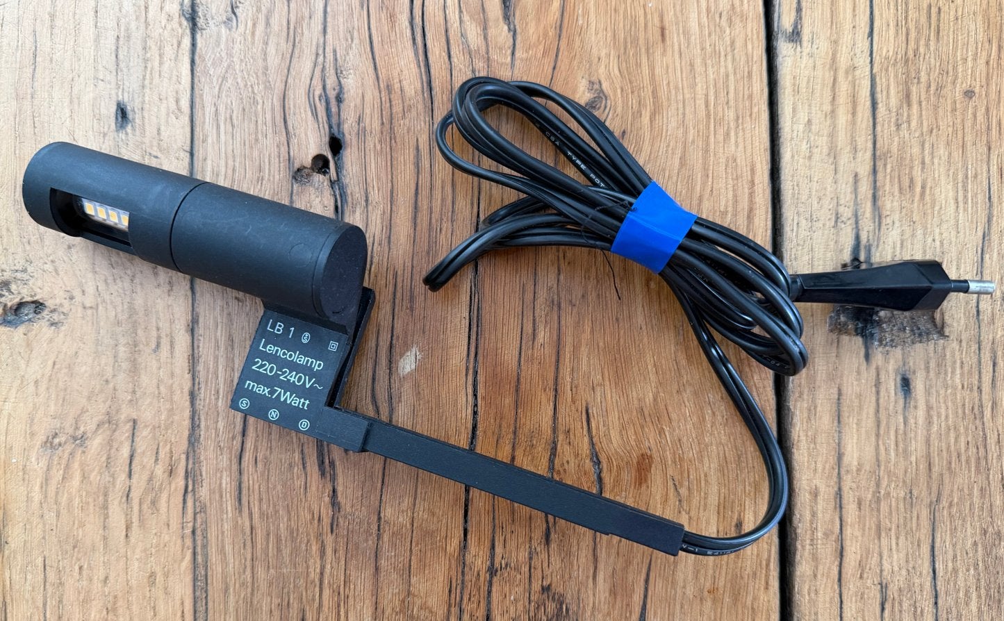 Lenco LB1 Max 7 Watt Retro Platenspeler Lamp met LED, Overige merken, Gebruikt, Automatisch, Ophalen of Verzenden