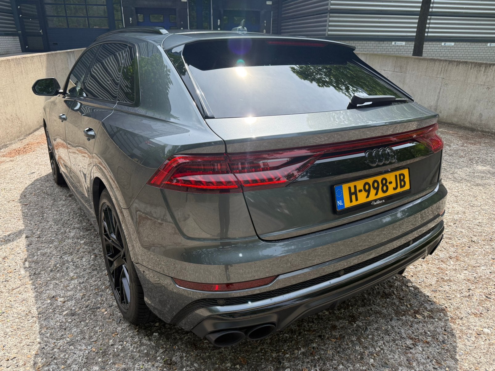Audi Q8 50 TDI Quattro 286PK Tiptronic 2018 Grijs, Auto's, Audi, Automaat, Parkeerassistent, Diesel, Particulier