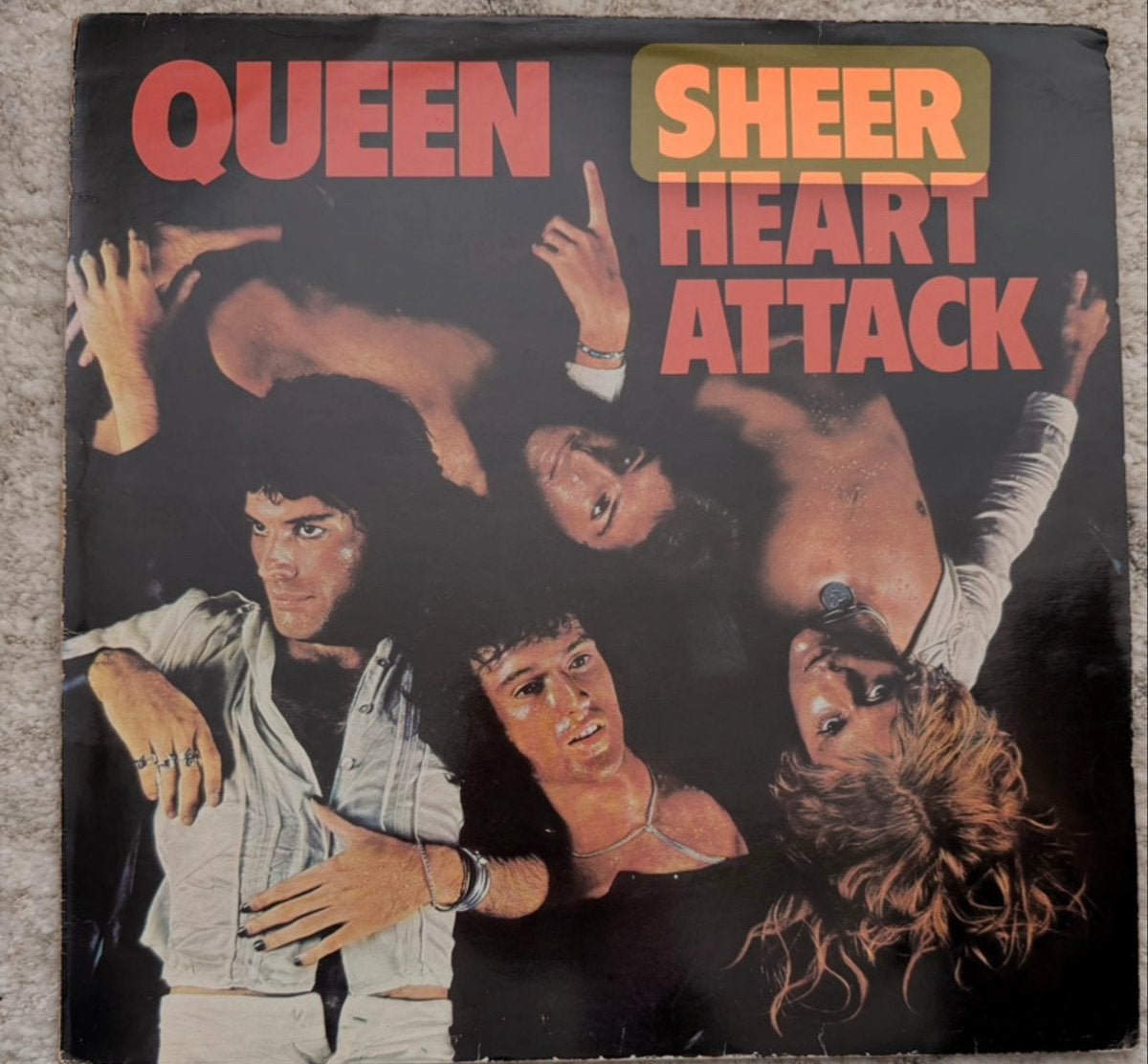 Queen - Sheer Heart Attack LP (1974 NL), LP, Gebruikt, Originele persing, Ophalen of Verzenden