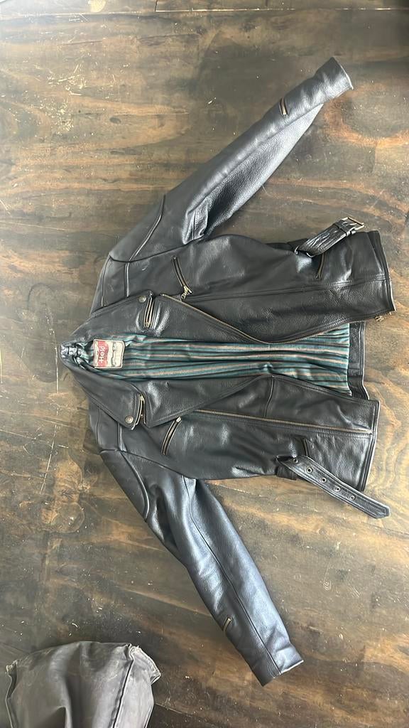 Held leren motorjack, Motoren, Ophalen of Verzenden, Tweedehands, Heren, Jas | leer
