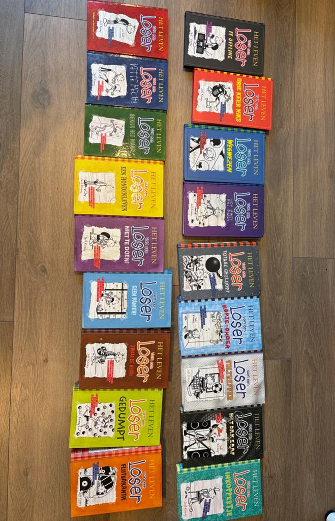 Het Leven van een Loser - boek 13 t/m 18, Verzenden, Gelezen, Fictie algemeen
