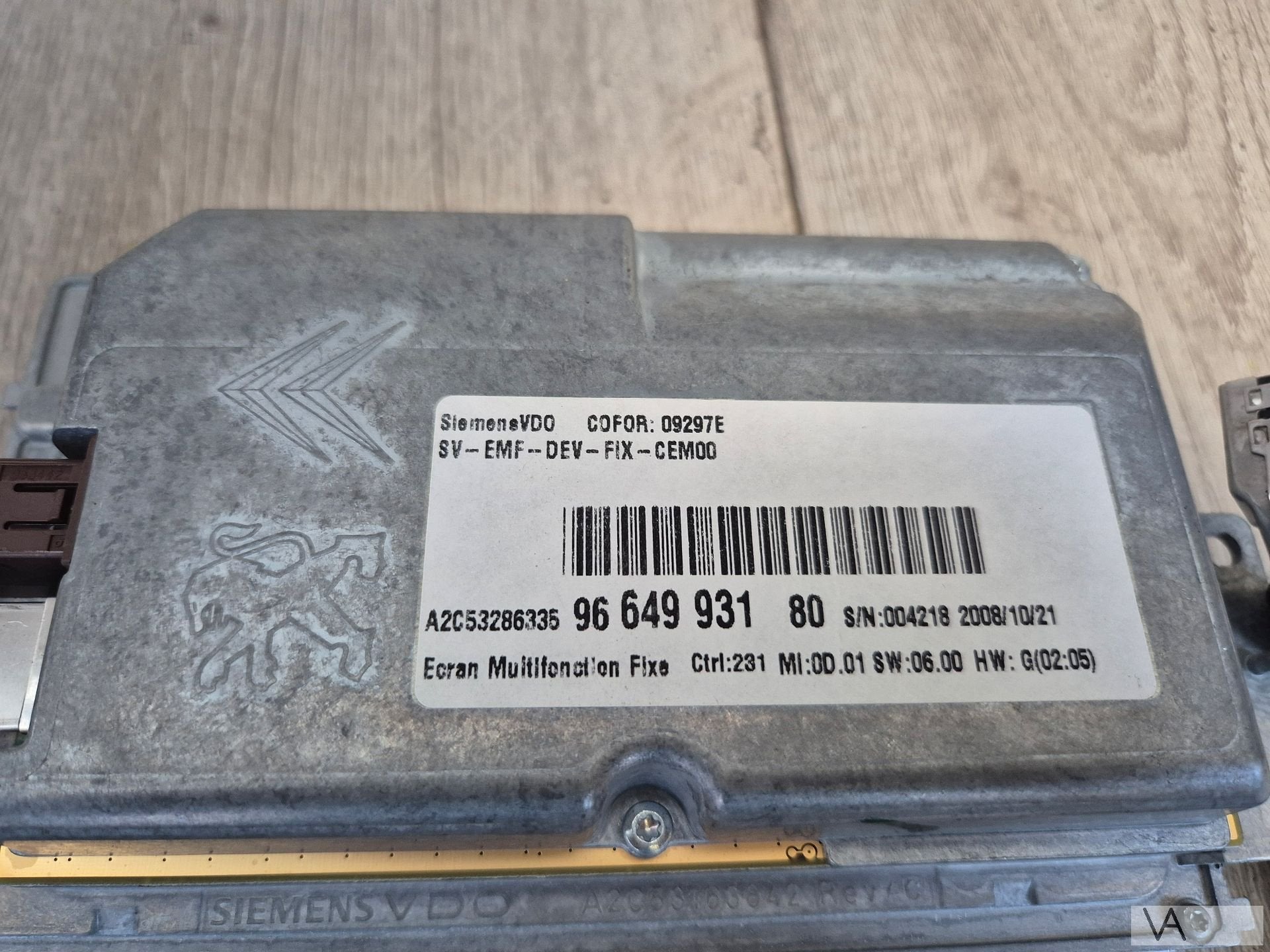 Display navigatie kleurenscherm Citroen C3 DS3 C5 9664993180, Gebruikt, -, Ophalen of Verzenden, -