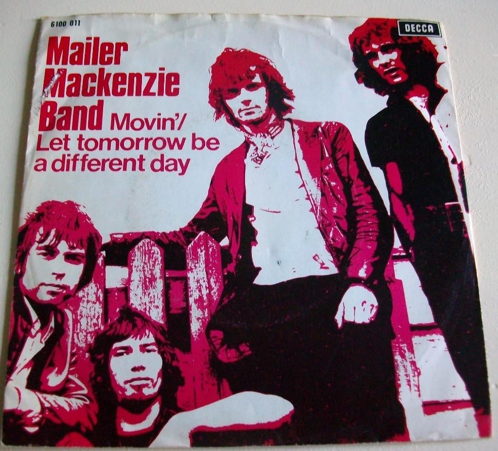 Mailer Mc Kenzie Band  Movin', 7 inch, Single, Ophalen of Verzenden, Pop
