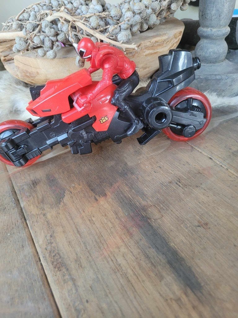 ️ Power Rangers Samurai Cycle + Mega Ranger, Ophalen of Verzenden, Gebruikt
