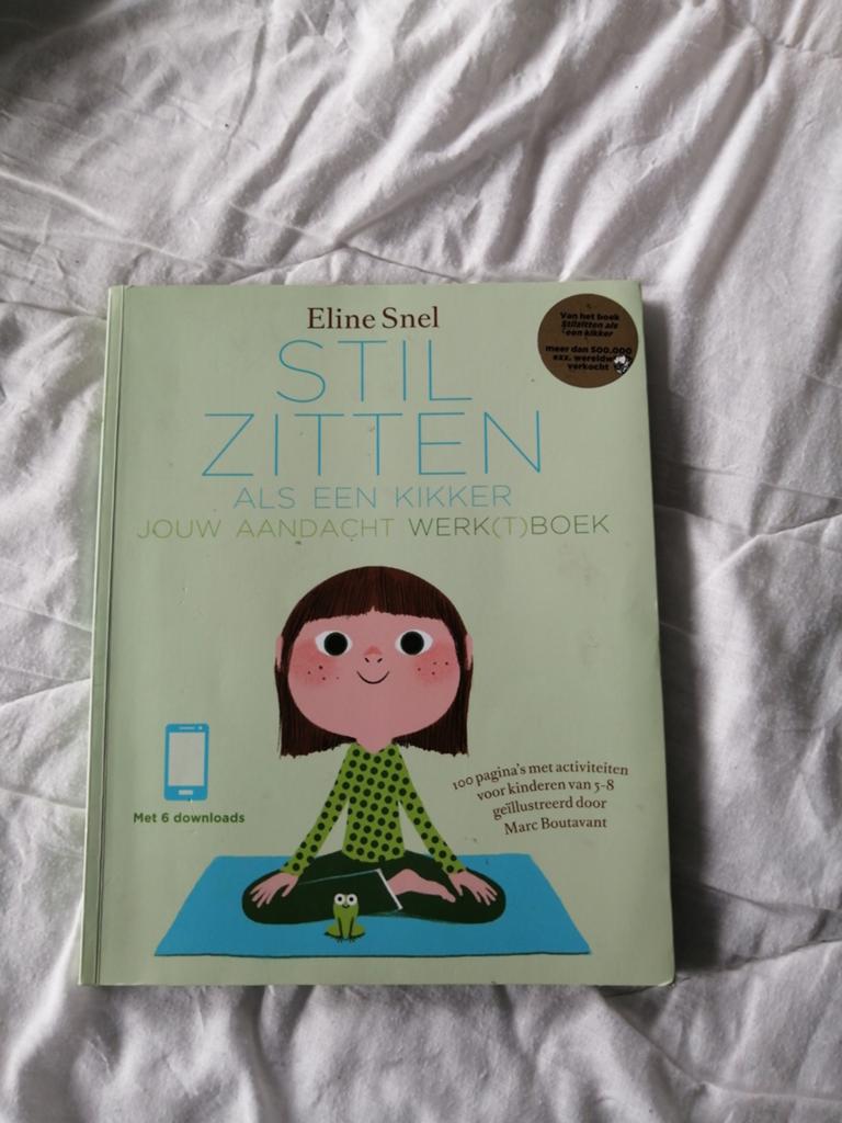 Stilzitten als een kikker - Jouw aandacht werk(t)boek, Ophalen of Verzenden, Gelezen, Eline Snel, Uitklap-, Voel- of Ontdekboek