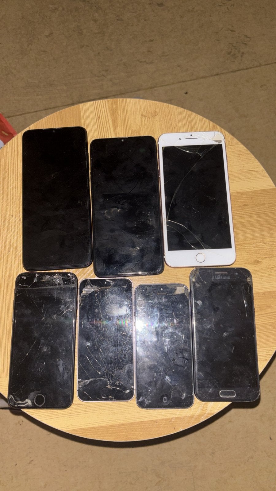 Partij telefoons onderdelen/reparatie, Telecommunicatie, Ophalen, Zo goed als nieuw