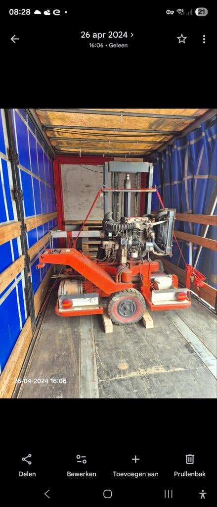 Kooiaap, 1000 tot 2000 kg, Ophalen, Diesel, Heftruck