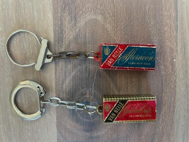 2 Sleutelhangers Van Nelle Thee , Ophalen of Verzenden, Gebruikt, Merk