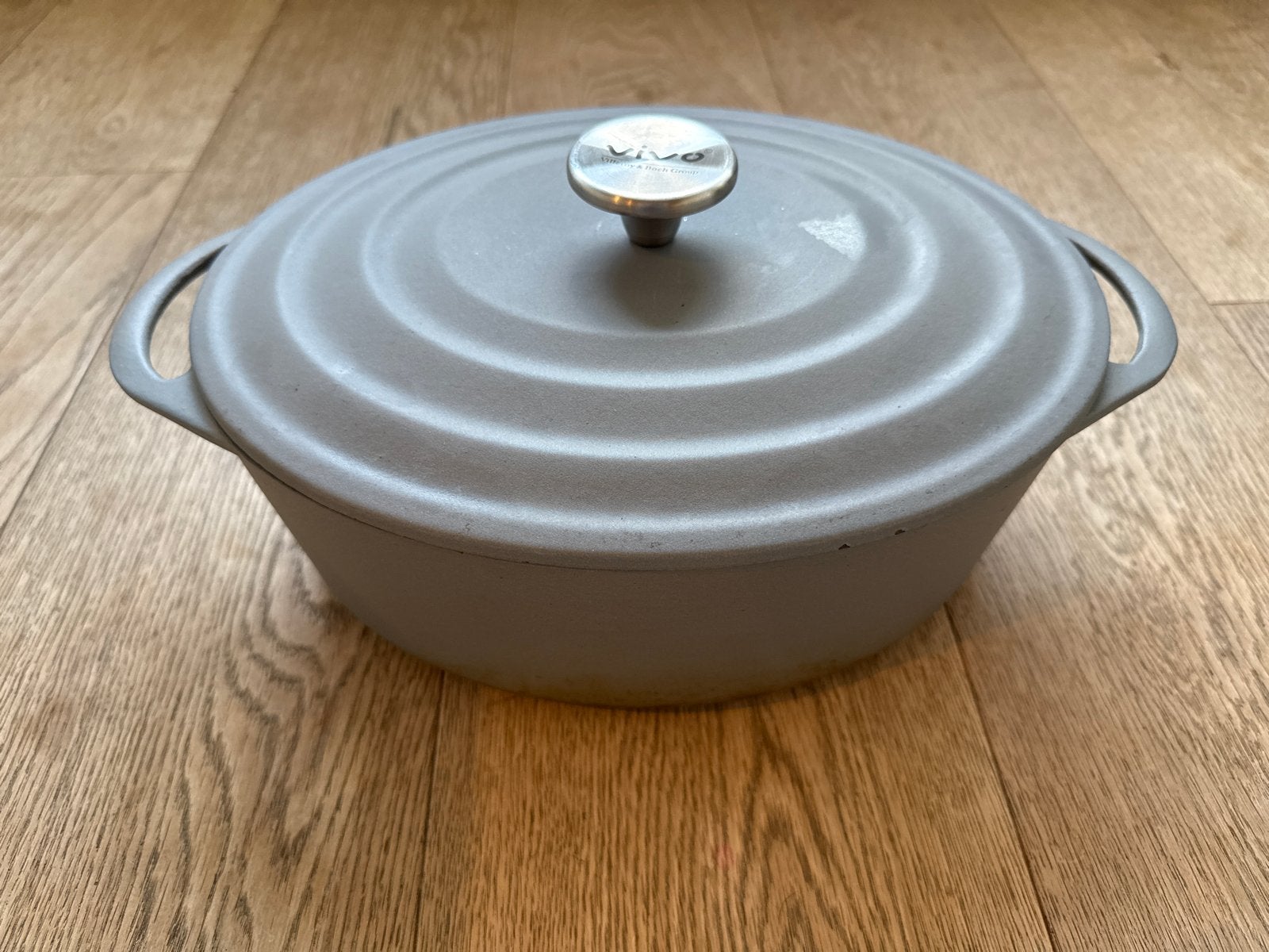 Villeroy & Boch Gietijzeren Braadpan - Ovale Vorm, Gebruikt, Met deksel, Ophalen of Verzenden, Overige merken