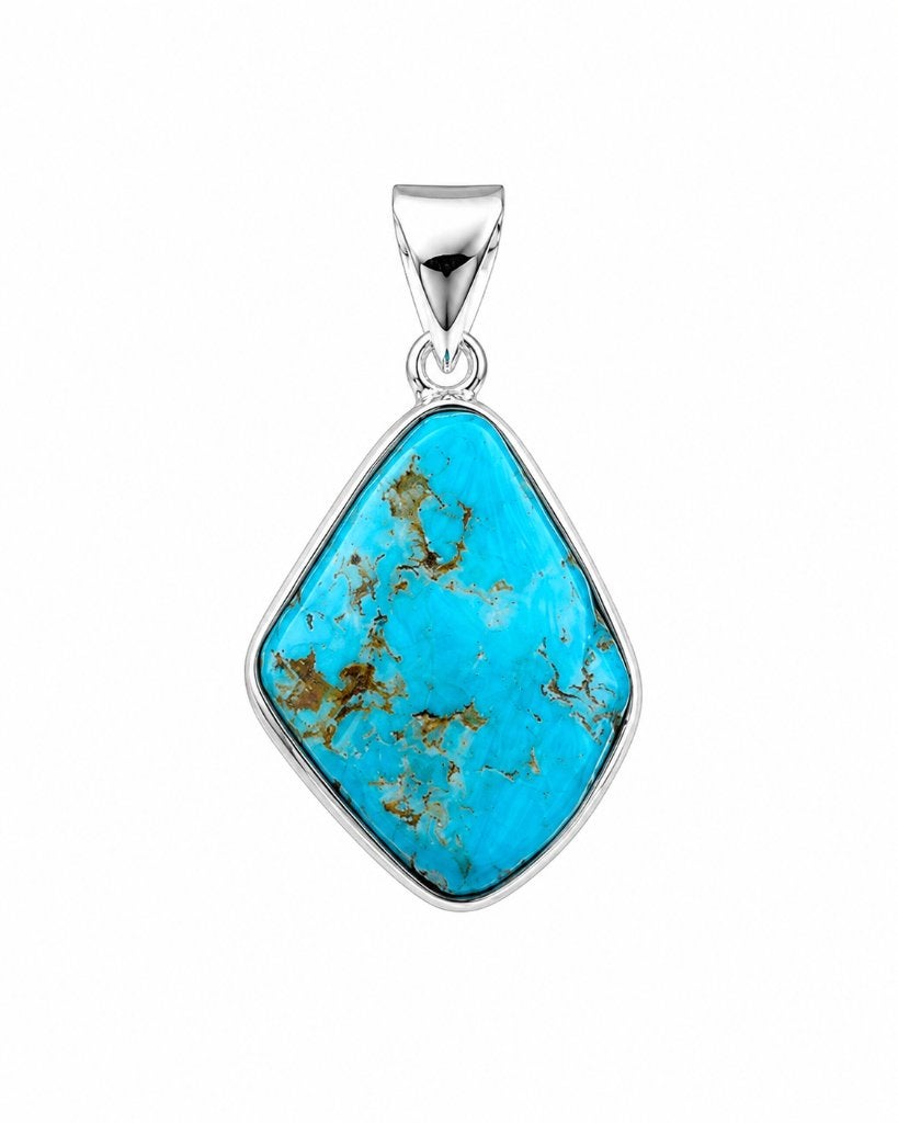 Turquoise Hanger Aurelia - Echt Zilver, Info@sacredstones.nl, Nieuw, Met edelsteen, Haarlemmerstraatweg 31