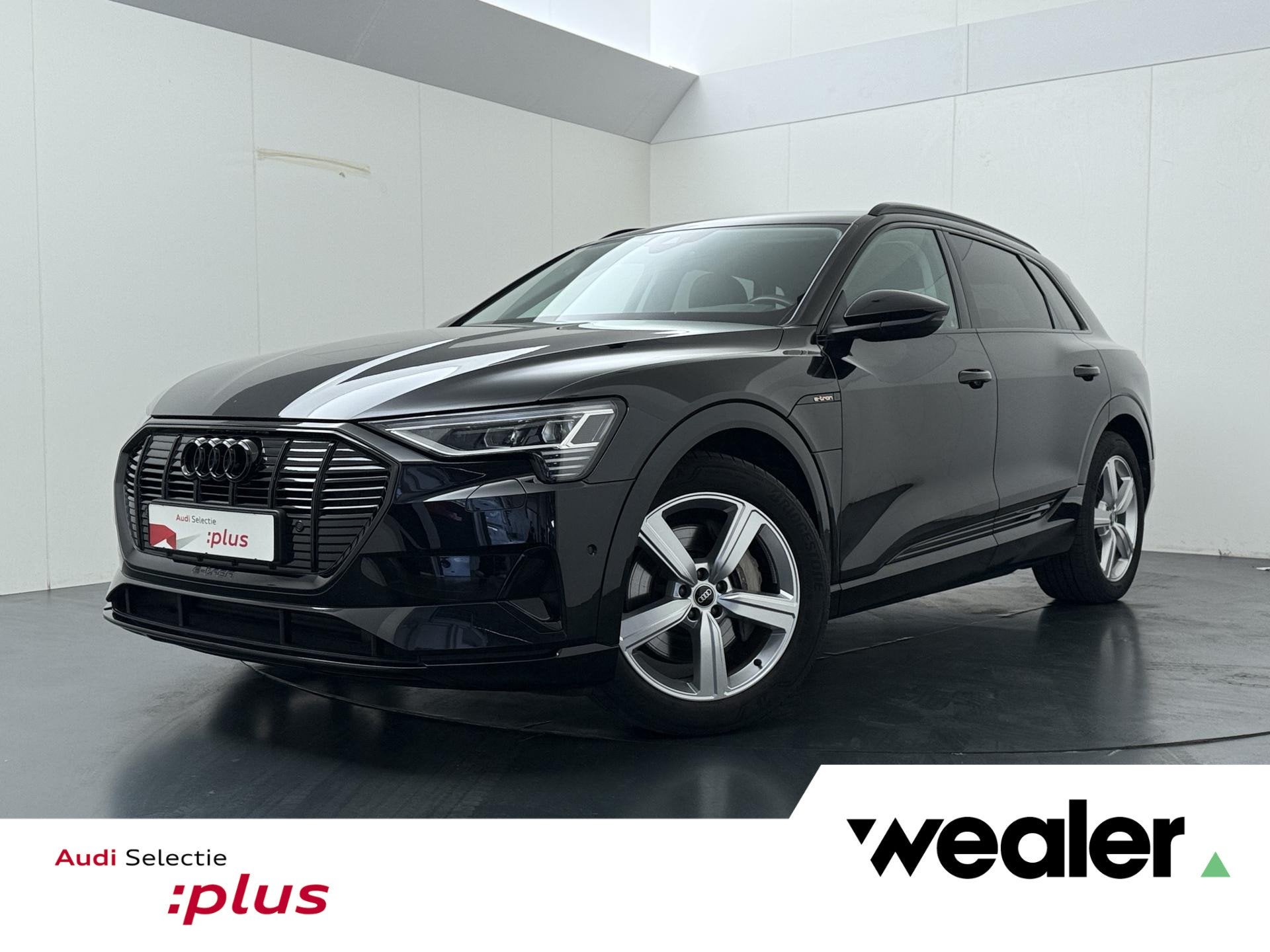 Audi e-tron 55 quattro Advanced edition Plus 95 kWh | 408 PK, Auto's, 131 €/maand, Zwart, 95 kWh, Met garantie (alle)
