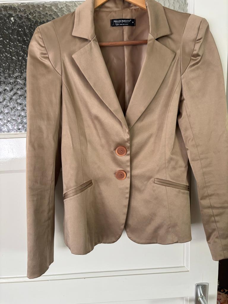 Rinascimento Blazer Maat S - Italiaans  Design, Beige, Ophalen of Verzenden, Zo goed als nieuw, Jasje