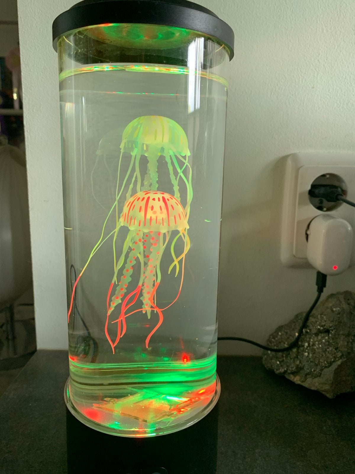 Kwal lamp met kleurverandering, Meerkleurig, Kunststof, Ophalen of Verzenden, Zo goed als nieuw