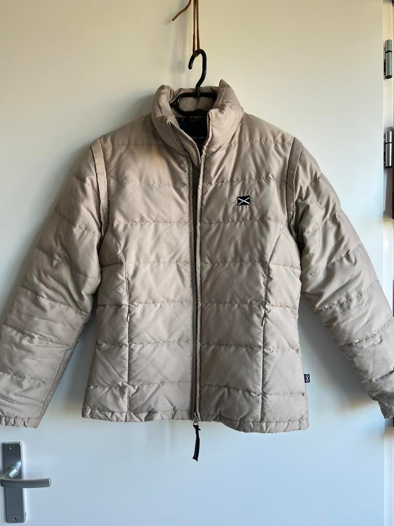 Scapa sports dons puffer beige M, Ophalen of Verzenden, Zo goed als nieuw, Maat 38/40 (M), Beige
