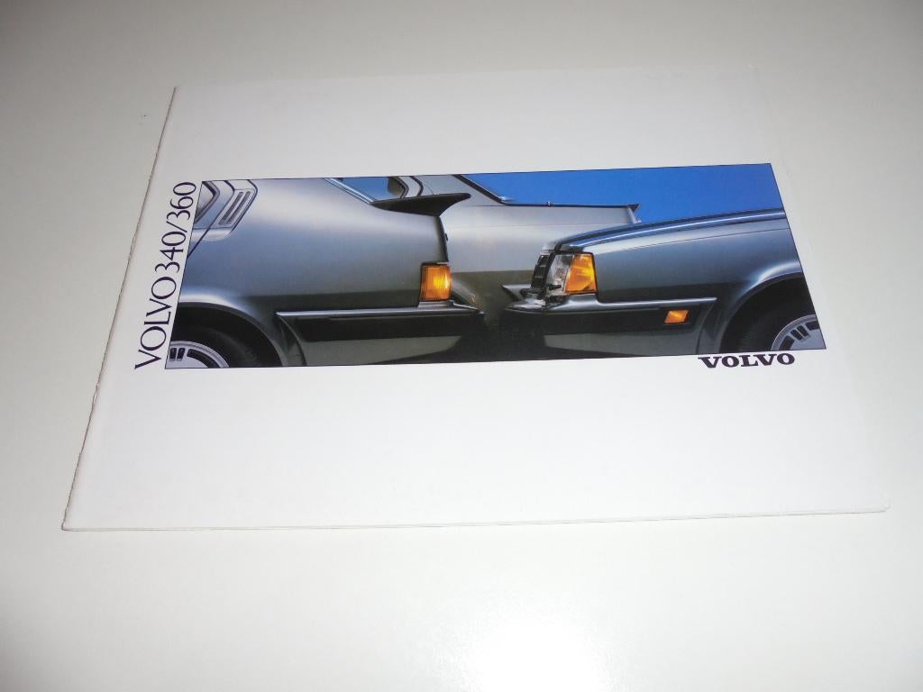 brochure Volvo 340/360 modellen  1989, Ophalen of Verzenden, Nieuw, Volvo