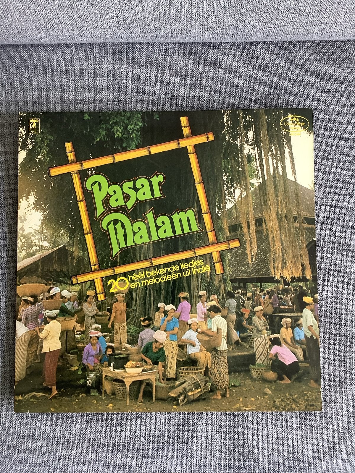 Pasar Malam LP: 20 Indische Melodieën - Wereldmuziek, Cd's en Dvd's, LP, Gebruikt, Complilatie, 12 inch