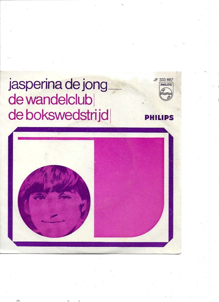Single Jasperina de Jong - De Wandelclub, Ophalen of Verzenden, Gebruikt, 7 inch, Nederlandstalig