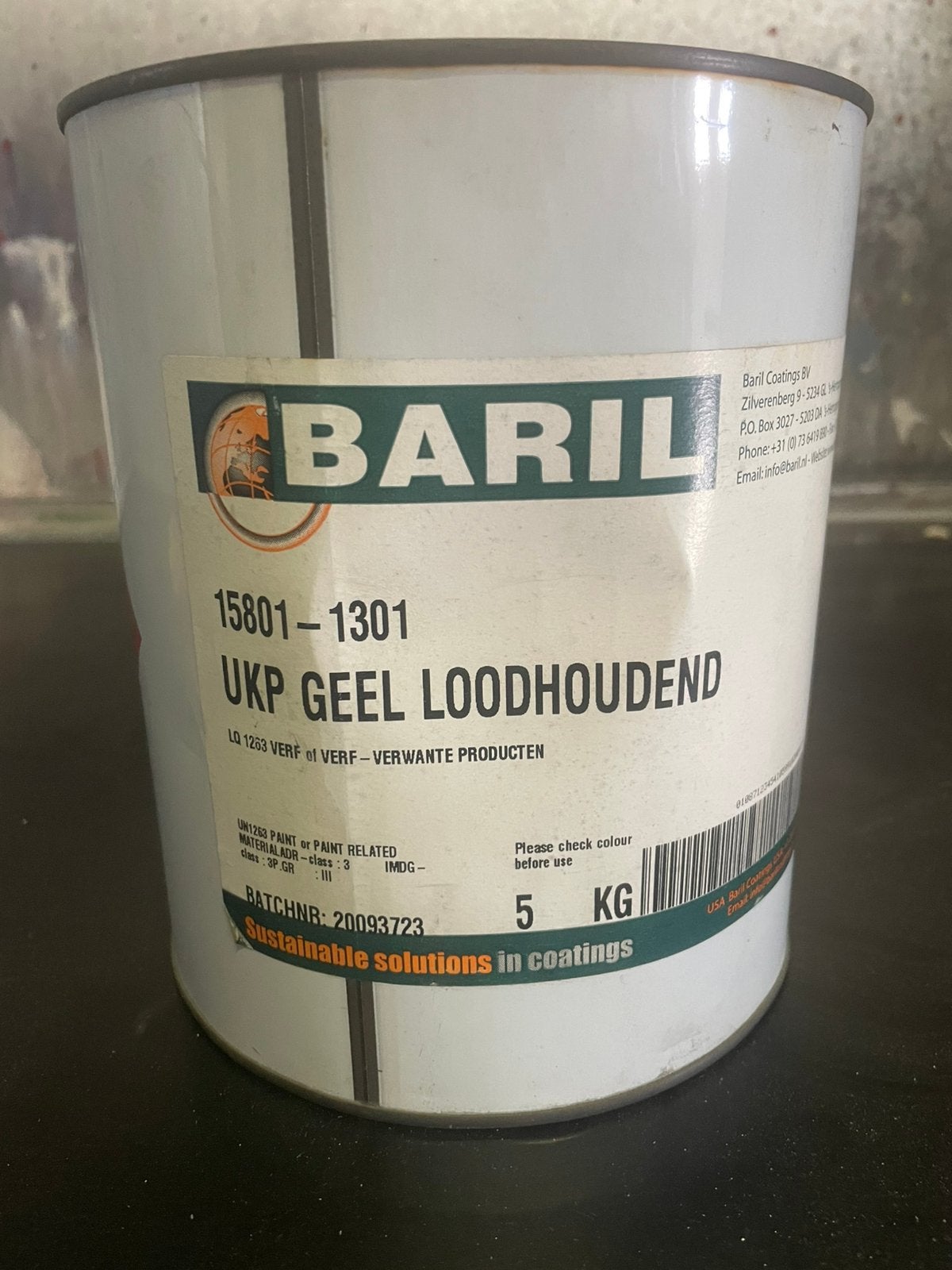Baril industrie lak, Ophalen, Wit, Nieuw, Lak