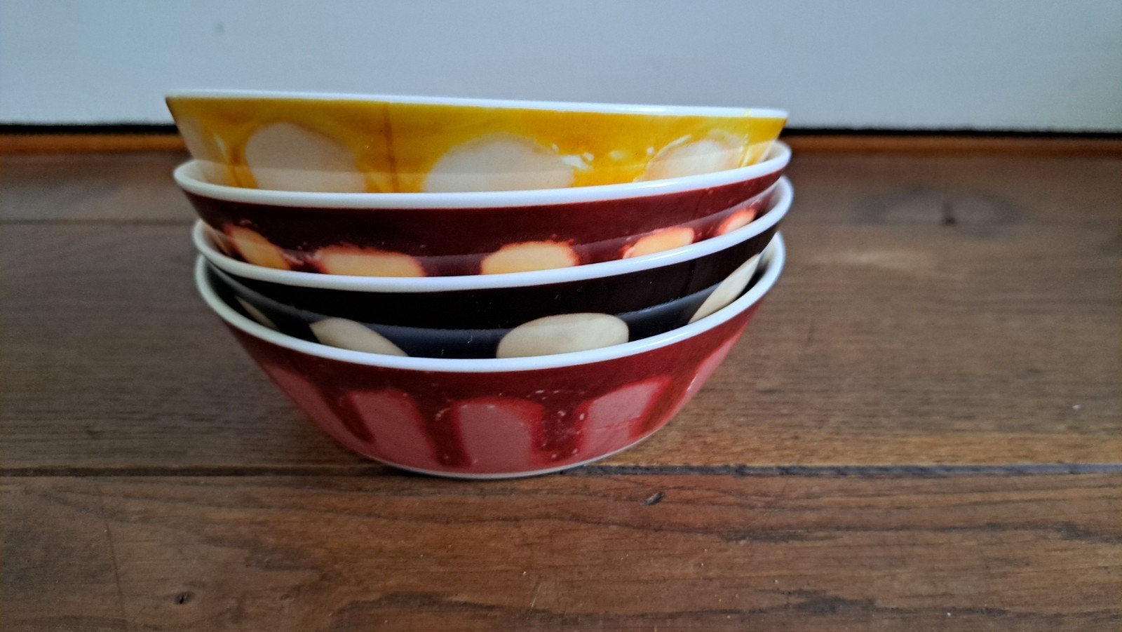 Vintage toetjes dessert schaaltjes Mona, Huis en Inrichting, Ophalen of Verzenden, Keramiek, Overige stijlen, Schaal of Schalen