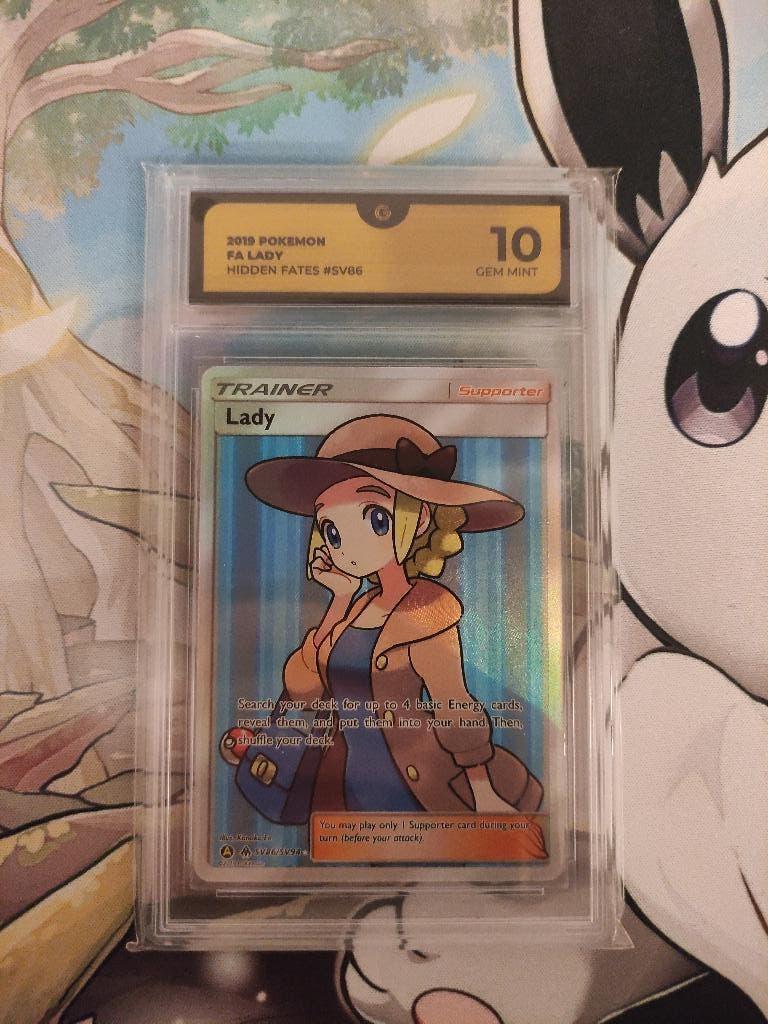Lady Hidden Fates SV86 GG 10, Ophalen of Verzenden, Nieuw, Losse kaart