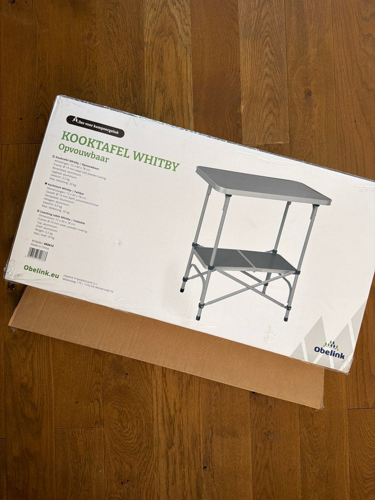 Opvouwbare Kooktafel Whitby, Ophalen, Zo goed als nieuw