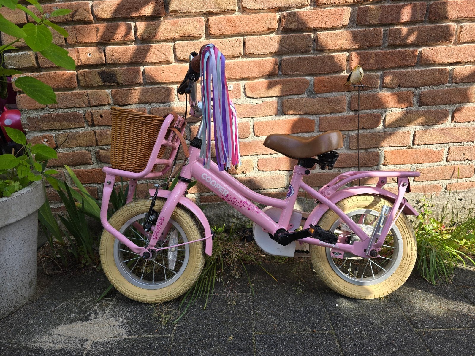 Popal Cooper 12 inch meisjes fietsje, Ophalen, Gebruikt, Minder dan 16 inch