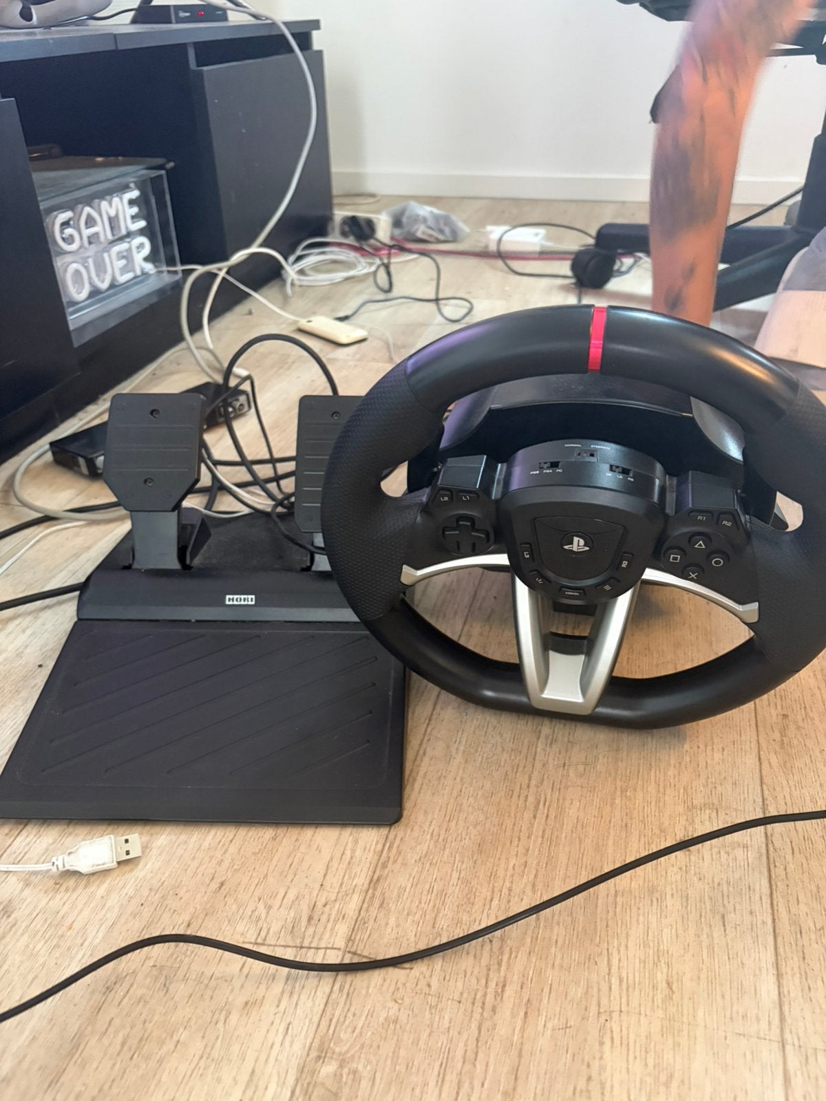 Hori Racing Wheel Apex, Spelcomputers en Games, Spelcomputers | Sony PlayStation Consoles | Accessoires, Ophalen, Zo goed als nieuw