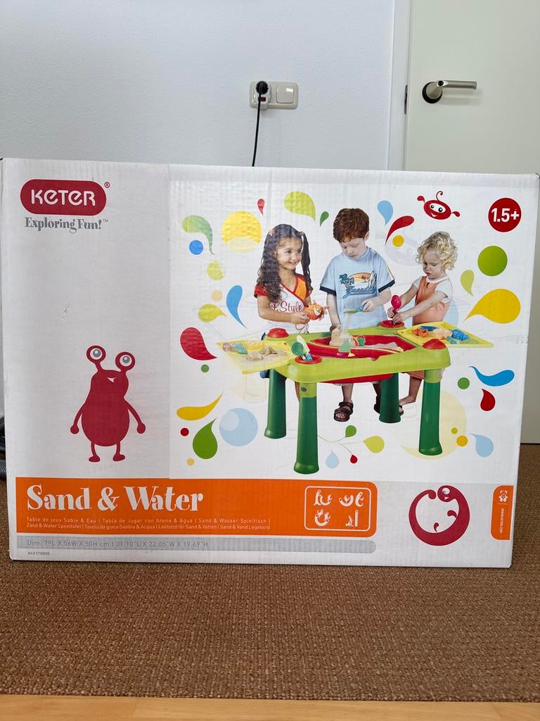 Keter Zand & Water Speeltafel voor Kinderen (1.5+), Ophalen of Verzenden, Nieuw, Jongen of Meisje