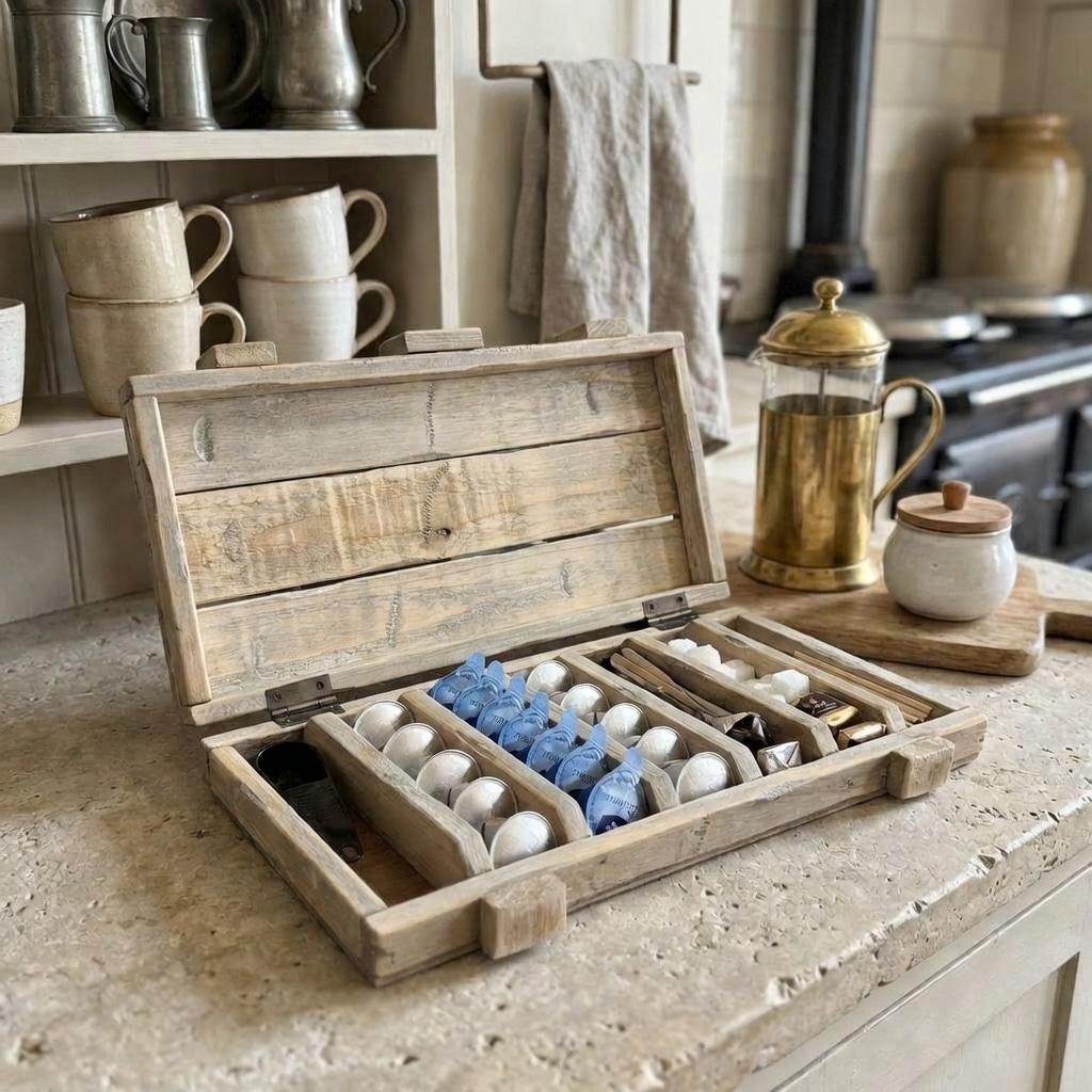 Houten Koffiecuphouder, Huis en Inrichting, Keuken | Keukenbenodigdheden, Desert Rose, Info@desert-rose.nl, Nieuw, Ophalen of Verzenden