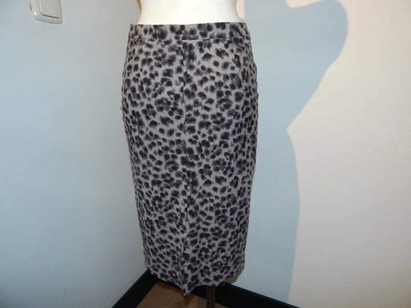 Irie Wash leopard print rok travel stof recht model M, Maat 38/40 (M), Irie Wash, Bruin, Verzenden