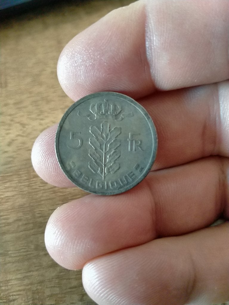 België 5 Franc 1950 , Wallonie, Verzenden, Losse munt