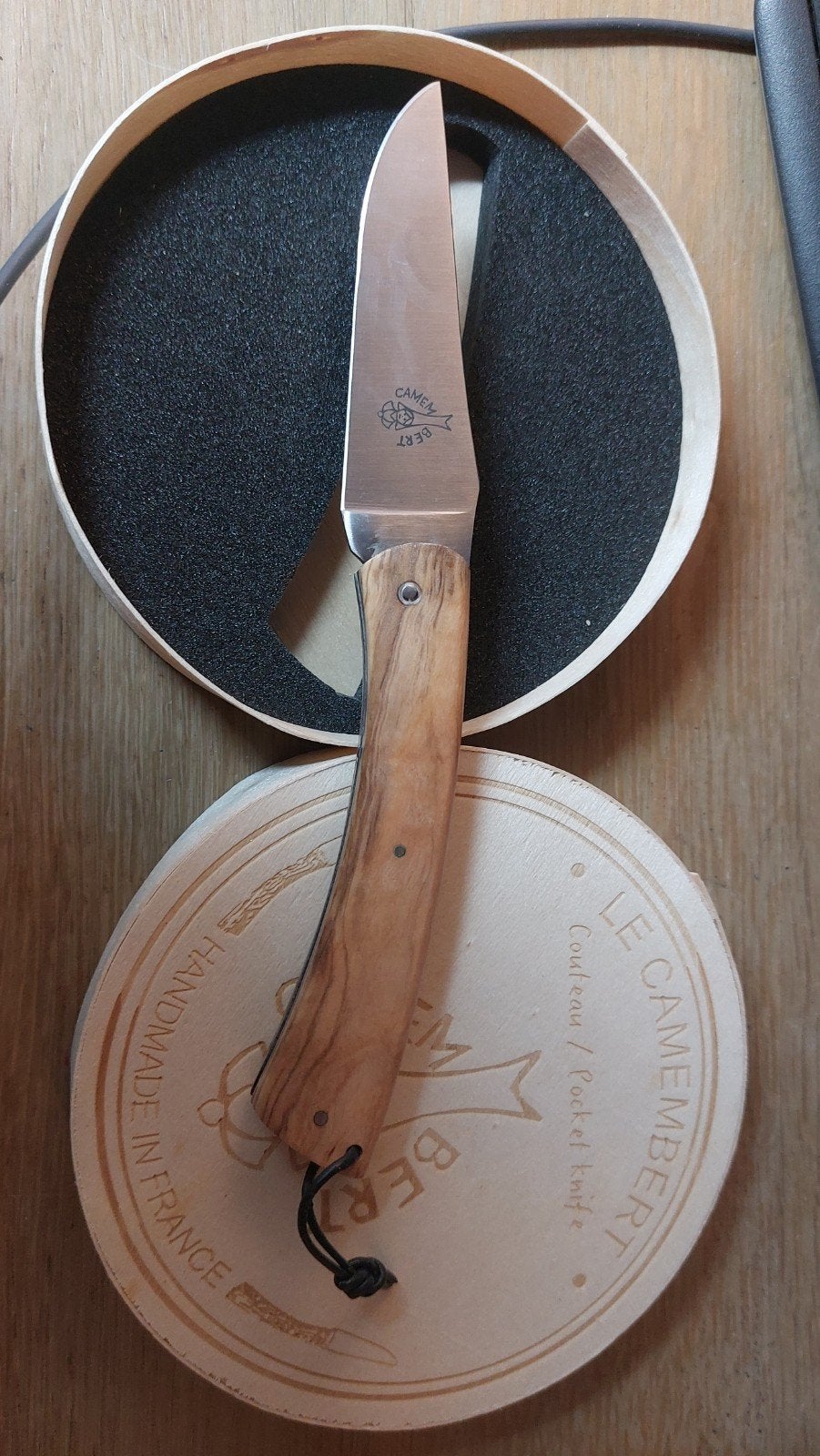 Le Camembert zakmes - Handgemaakt in Frankrijk, Ophalen of Verzenden