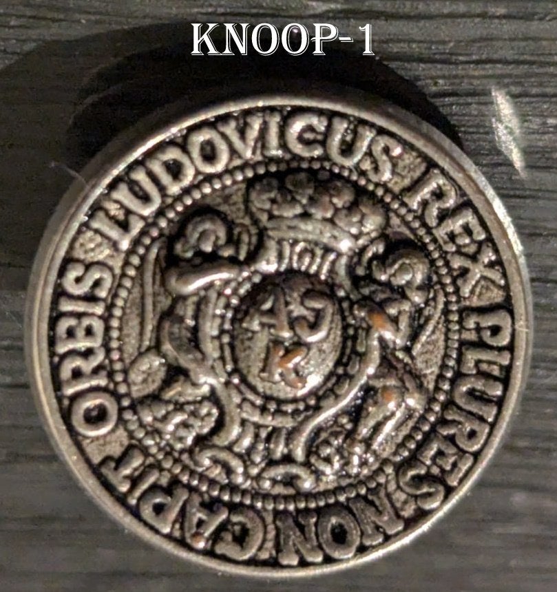 Knoop-1 Oude Knoop : Ludovicus rex pluresnon capit orbis, Ophalen of Verzenden, Zo goed als nieuw