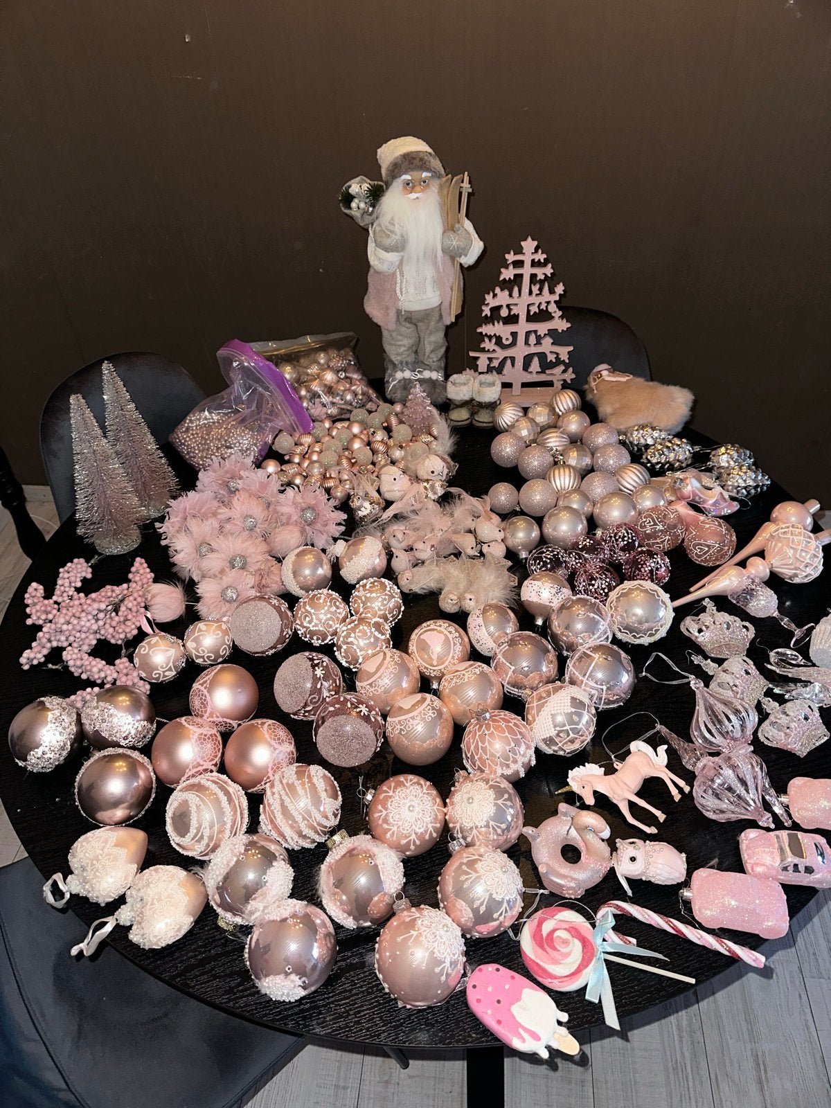 Kerst versiering kerstboom decoratie licht roze, Ophalen, Gebruikt