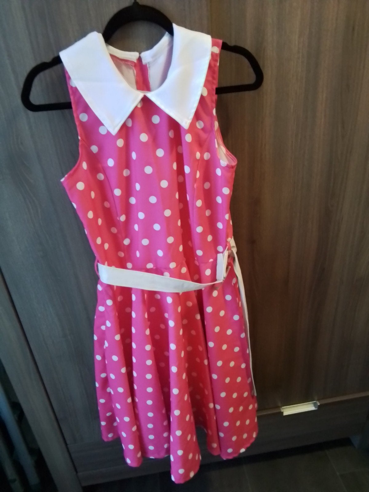 Vintage jurk voor rock & roll feest of themafeest maat m/l, Ophalen of Verzenden, Zo goed als nieuw, Maat 38/40 (M), Boven de knie