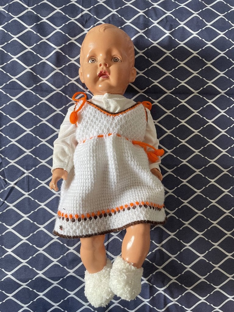 Vintage wildebras pop, Verzamelen, Poppen, Zo goed als nieuw, Pop, Ophalen of Verzenden