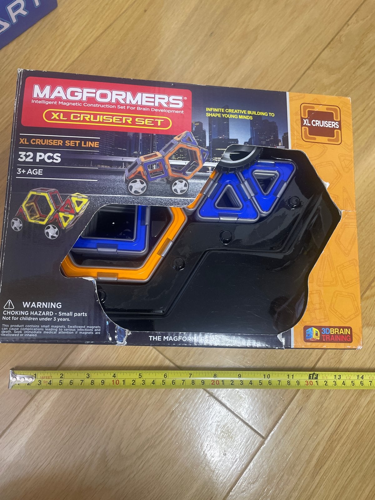 Magformers XL Cruiser Set - 32 Stuks Magnetisch Speelgoed, Ophalen of Verzenden, Zo goed als nieuw, Overige merken