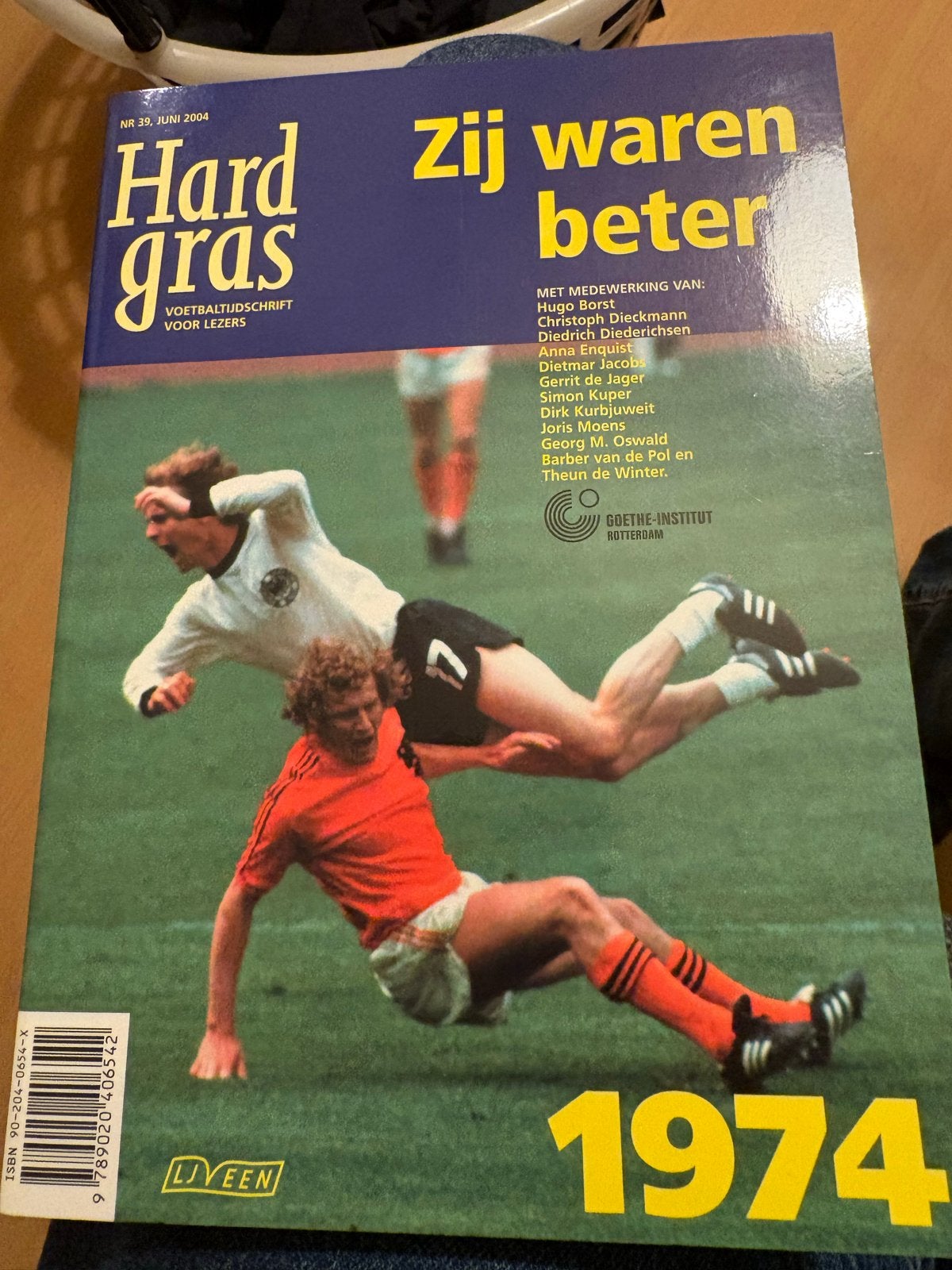 Hard Gras nr. 39 - Voetbaltijdschrift 1974 WK Finale, Ophalen of Verzenden, Zo goed als nieuw, Overige sporten
