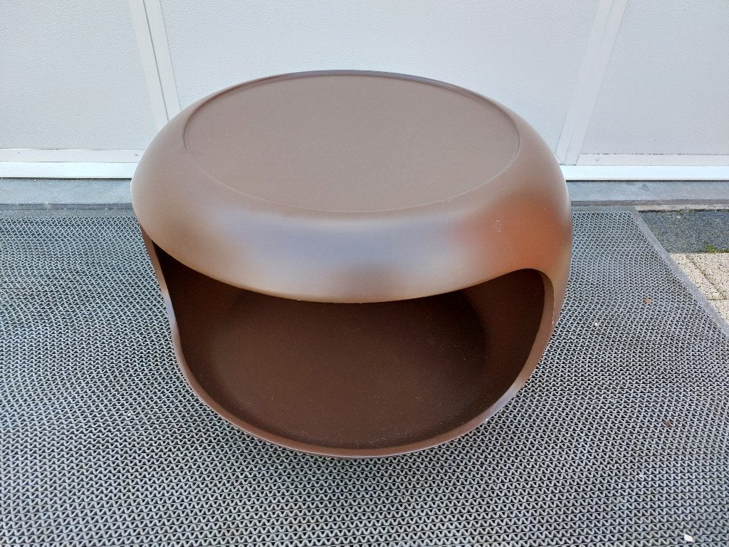 DDR Space Ace bijzettafel van Ernst Moeckl, Ophalen of Verzenden, Gebruikt, Bruin, Kunststof